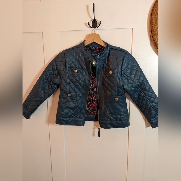YMI Blue Quilted Kids Jacket - Picture 13 of 13